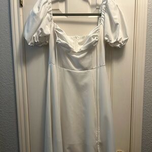 White Milkmaid Dress